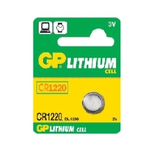 GP baterie lithiová-knoflík. 3V/36mAh CR1220
