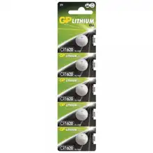 GP baterie lithiová-knoflík. 3V/78mAh CR1620