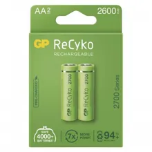 GP baterie nabíjecí RECYKO 2700mAh AA/HR6/ ;2PP