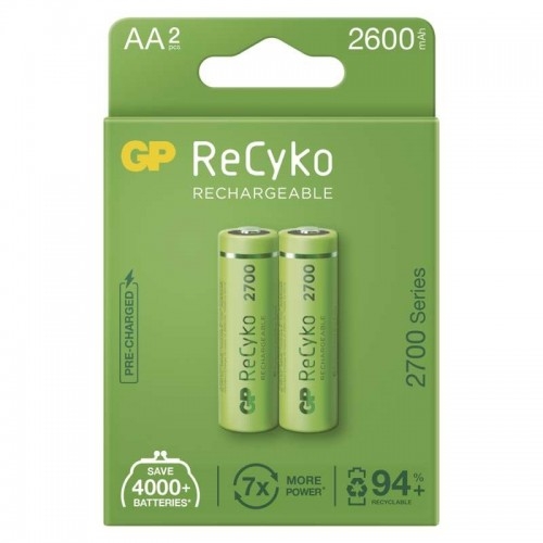 GP baterie nabíjecí RECYKO 2700mAh AA/HR6/ ;2PP