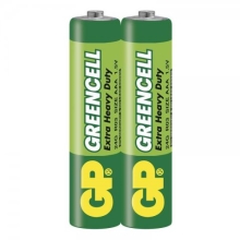 GP baterie zinko-chlorid. GREENCELL AAA/R03/24G ; 2-shrink