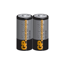 GP baterie zinko-uhlik. SUPERCELL D/R20/13S ;2-shrink