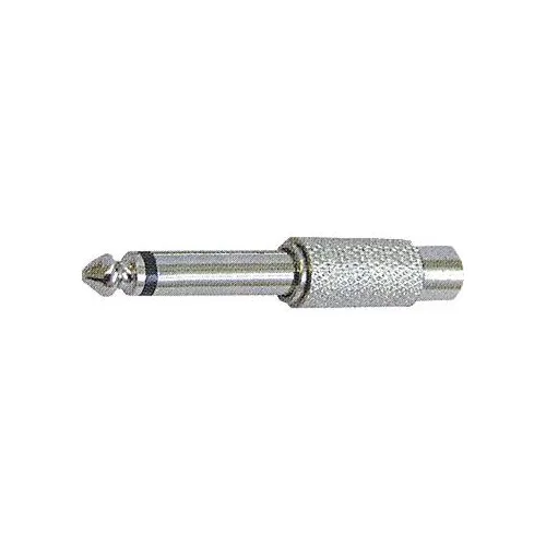 HADEX konektor zvukové redukce JACK 6.3 mono/CINCH(RCA) zdířka kovová