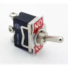 HADEX páčkový přepínač KN3(C)-102P, ON-ON 1pol.250V/10A