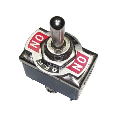 HADEX páčkový přepínač KN3(C)-223AP, (ON)-OFF-(ON) 2pol.