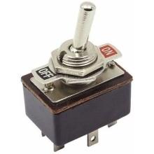 HADEX páčkový vypínač KN3-3, ON-ON 2pol.250V/2A