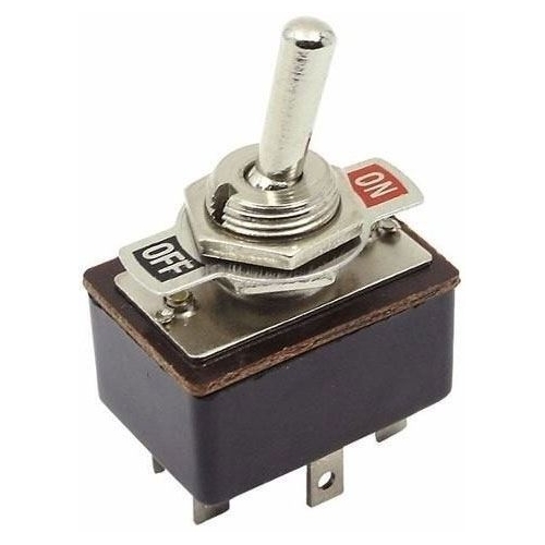 HADEX páčkový vypínač KN3-3, ON-ON 2pol.250V/2A