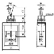 HADEX Přepínač.páčkový KN3(D)-102, ON-ON 1pol.12V/20A