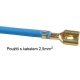 HADEX zásuvka.Faston 6.3 mm