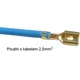 HADEX zásuvka Faston 6.3 mm