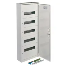 HAGER rozvodnice na omítku FW512WT 60mod. IP30 plná dvířka bílá