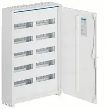 HAGER rozvodnice na omítku FWB52 120mod. IP44 plná dvířka bílá