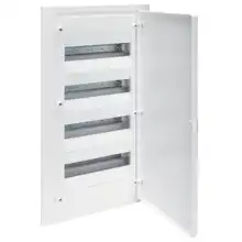 HAGER rozvodnice pod omítku VF412PD 48mod. IP40 plná dvířka bílá