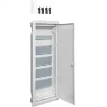 HAGER rozvodnice pod omítku VH60NWB 60mod. IP30 plná dvířka bílá multimediální