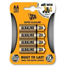 JCB baterie alkalická SUPER AA/LR6 ;BL4