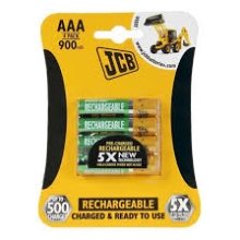 JCB batrie nabíjecí RTU 900mAh AAA/HR03 ; BL4