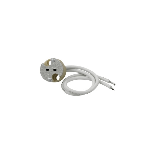 KANLUX konektor (patice) keram.pro hal.žárovky G5.3 kulatý ;Kód:72109