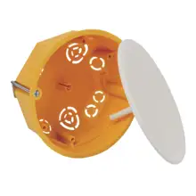 KOPOS krabice do sádrokartonu odbočná KO 97/L pr.103mmx50mm s víčkem