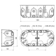 KOPOS krabice.do.sádrokartonu přístroj 2-nás. KPL 64-50/2LD_NA