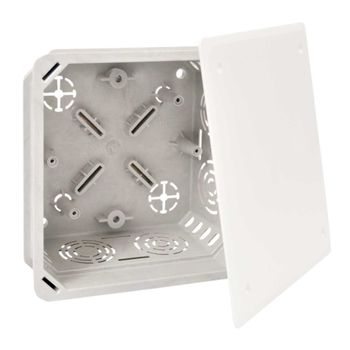 KOPOS krabice pod omítku odbočná KO 100 E 128x128x70mm s víčkem