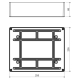 KOPOS krabice pod omítku odbočná KT 250 255x205x68mm s víčkem