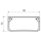 KOPOS lišta hranatá LHD 32x15HD 32x15mm 2m/88m