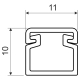 KOPOS lišta vkládací LV 11x10HD 11x10mm 2m/150m