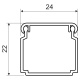 KOPOS lišta vkládací LV 24x22HD 24x22mm 2m/30m