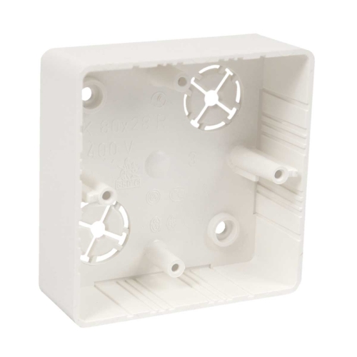 KOPOS lištová krabice (Classic) LK 80x28R/1 81x81x28mm oble rohy