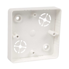 KOPOS lištová krabice LK 80R/1 81x81x16mm oble rohy