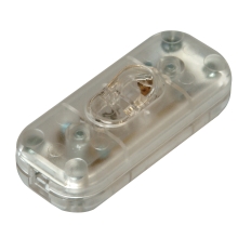 KOPP vypínač mezišňůrový 1-pólová 6A/250V ;transp.