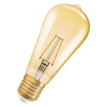 LEDVANCE bulb 1906 ST64 2.5W/22W E27 2400K 220lm NonDim 15Y zlatá