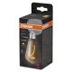LEDVANCE bulb 1906 ST64 3.4W/10W E27 1800K 100lm NonDim 15Y kouřová
