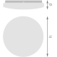 LEDVANCE CEILING ROUND 325 SEN 24W 830 IP44