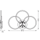 LEDVANCE DECOR AURA CEILING 21W830 CLICKDIM LEDV