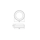 LEDVANCE DECOR BAMBOO PAPER CLG 300 12W 830 LEDV