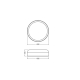 LEDVANCE DECOR BAMBOO PAPER CLG 400 18W 830 LEDV