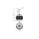 LEDVANCE DECOR CAGE GLOBE PENDANT E27 BK    LEDV