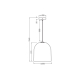 LEDVANCE DECOR CARDBOARD BELL PENDANT E27   LEDV