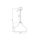 LEDVANCE DECOR CARDBOARD HAT PENDANT E27    LEDV