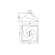 LEDVANCE DECOR CARDBOARD SQUARE CLG TURN E27LEDV