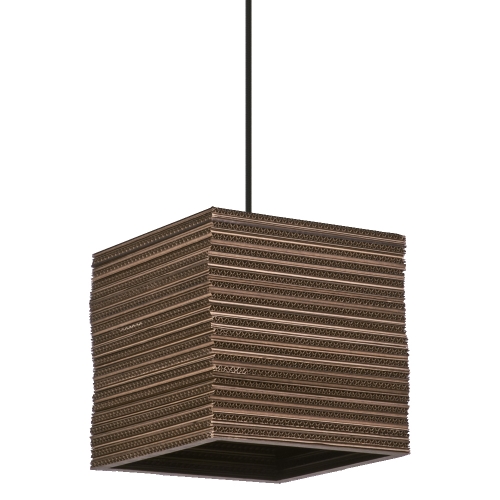 LEDVANCE DECOR CARDBOARD SQUARE PENDANT E27 LEDV