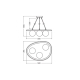 LEDVANCE DECOR CLAY NEST PENDANT 3XG9 BR    LEDV