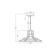LEDVANCE DECOR CONCRETE SALA PENDANT E27 DG LEDV
