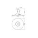 LEDVANCE DECOR FELT HAT PENDANT 1XE27 DG    LEDV