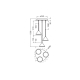 LEDVANCE DECOR FUJI 3XPENDANT PL 13W 930 BK LEDV