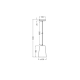 LEDVANCE DECOR PLASTER CONE PEND E27 WT     LEDV