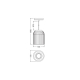 LEDVANCE DECOR PLASTER ROUTES PEND 150 1XE27LEDV