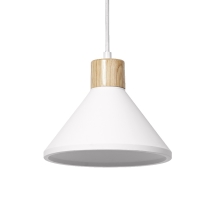 LEDVANCE DECOR PLASTER WOOD PEND 220 E27 WT LEDV