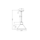 LEDVANCE DECOR PLASTER WOOD PEND 220 E27 WT LEDV